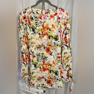 PHILOSOPHY Multicolor Pastel Floral Blouse NWT